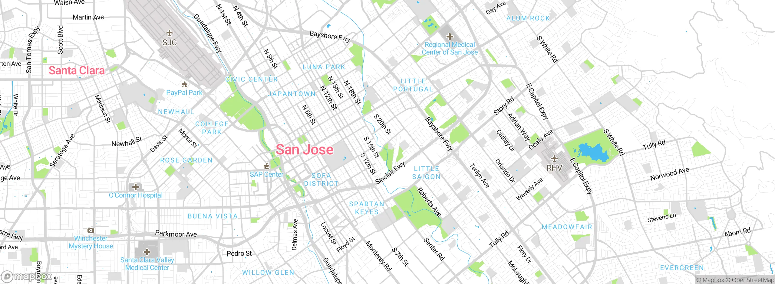 Map showing approximate location