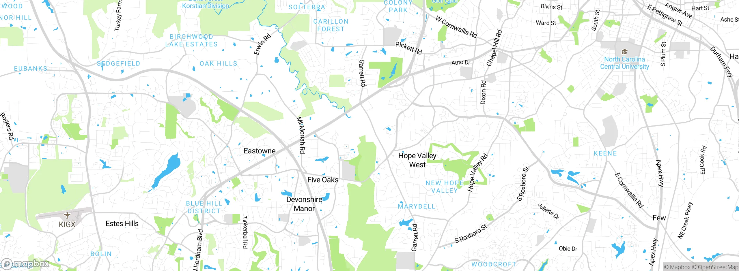 Map showing approximate location
