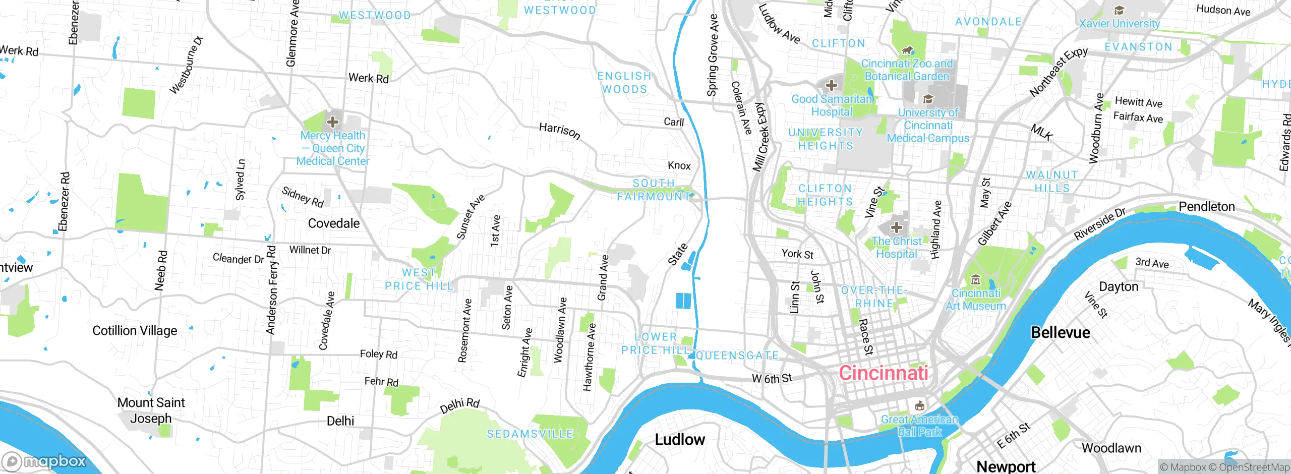 Map showing approximate location