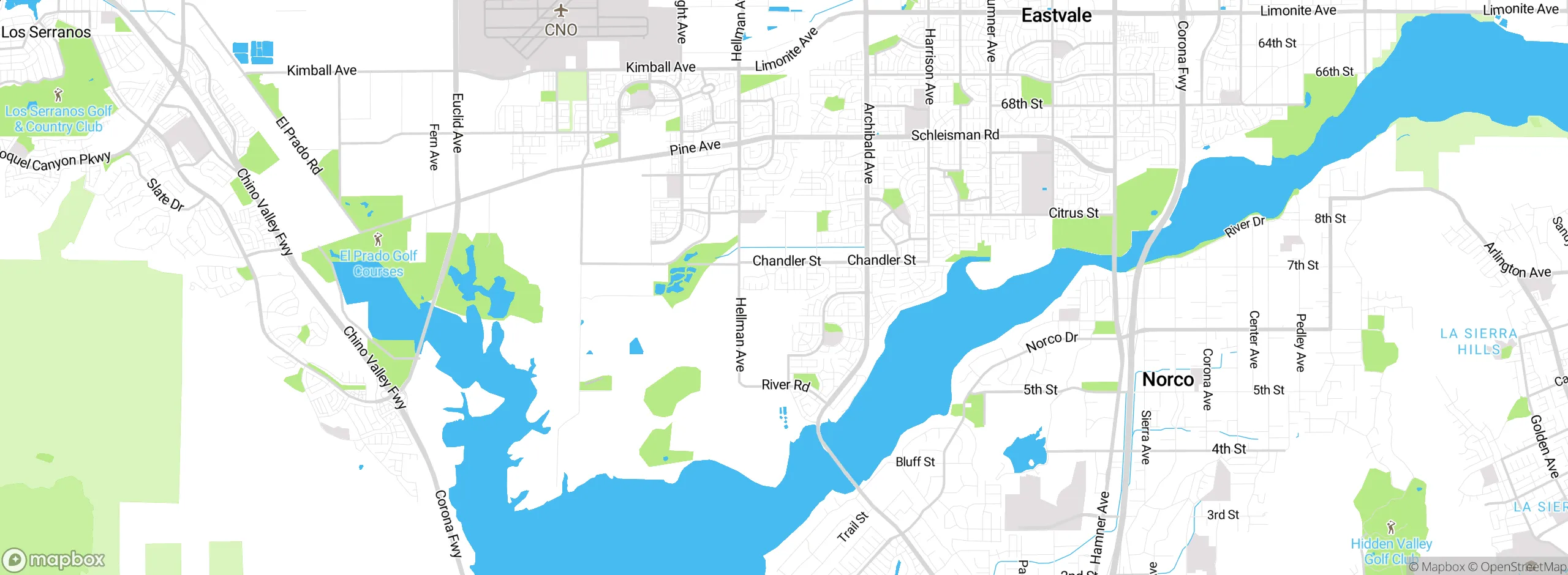 Map showing approximate location