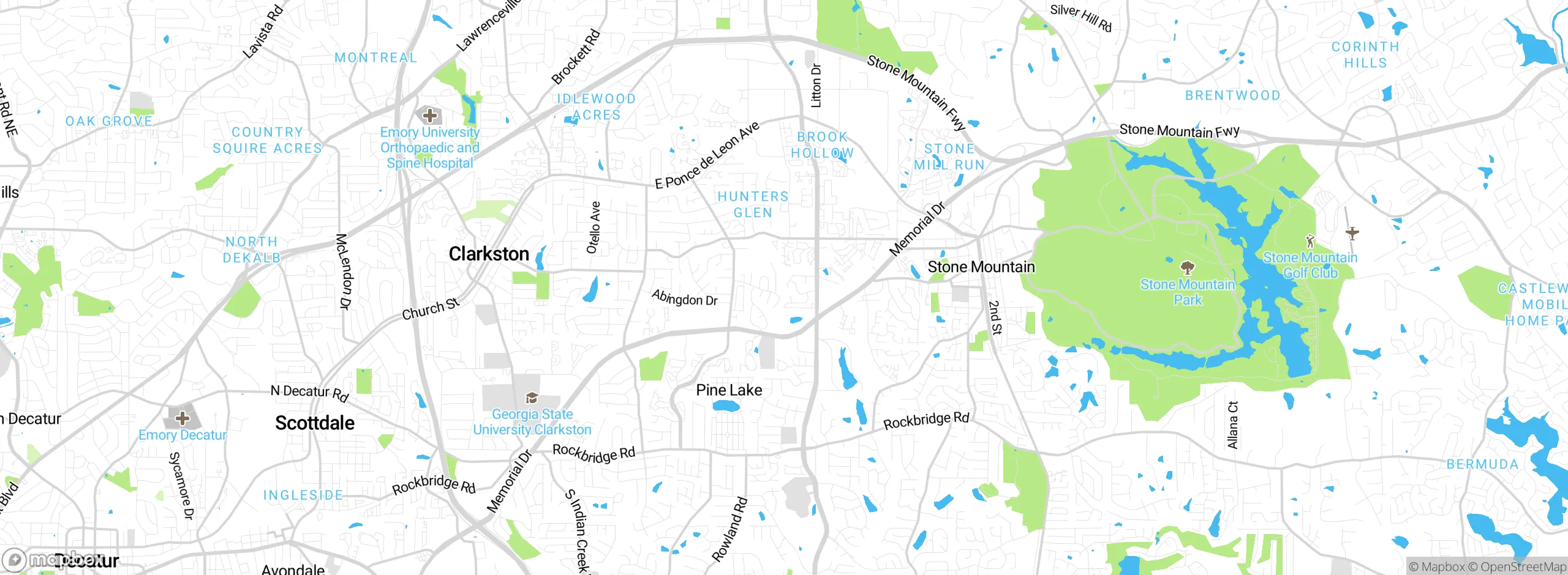 Map showing approximate location