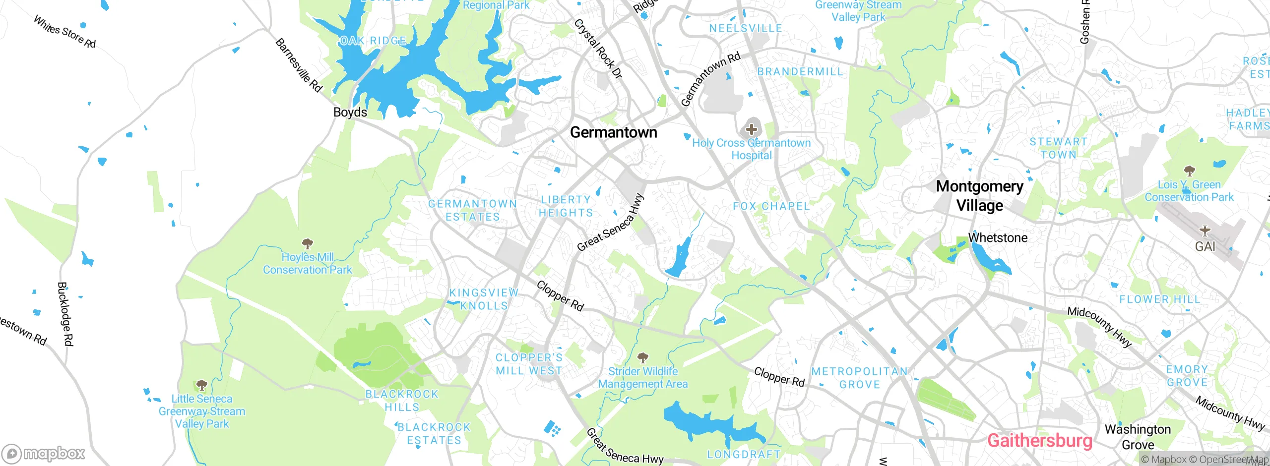 Map showing approximate location