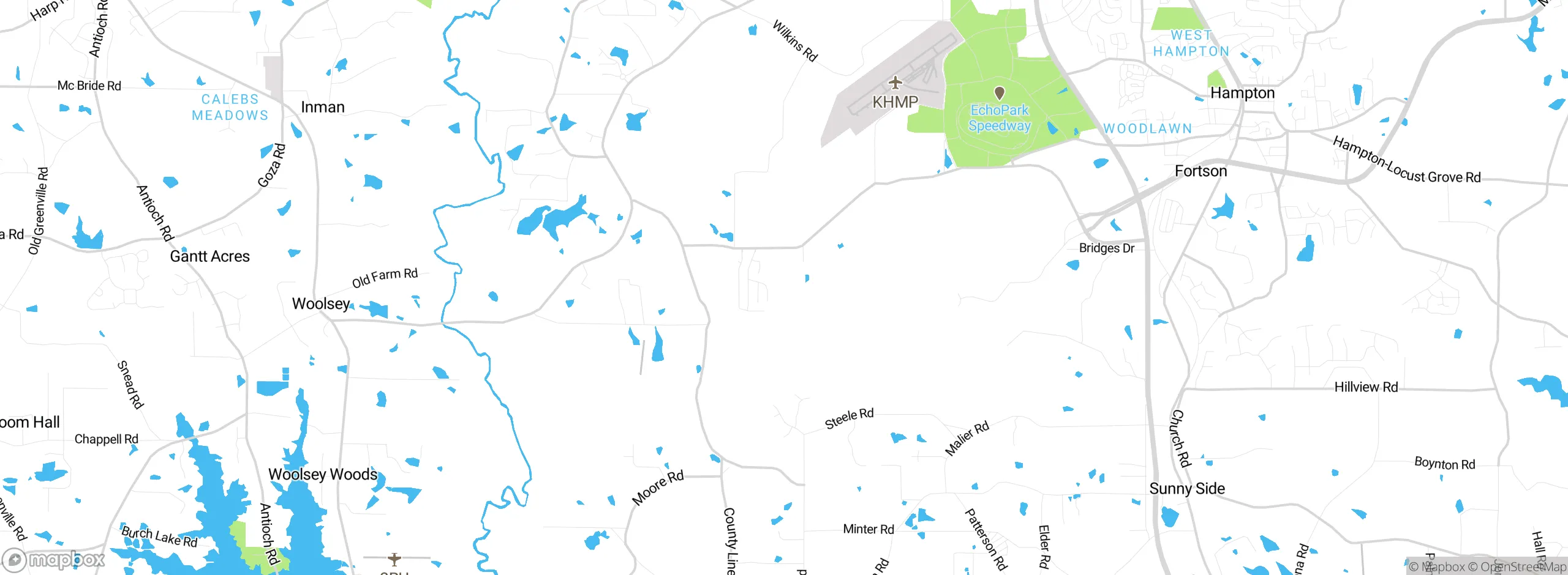 Map showing approximate location