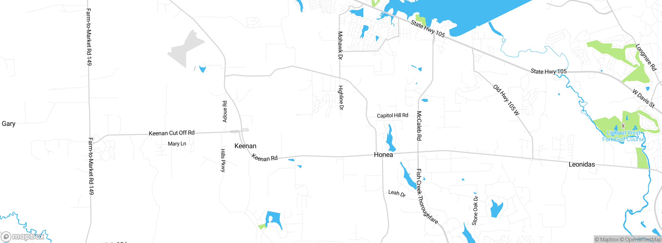 Map showing approximate location