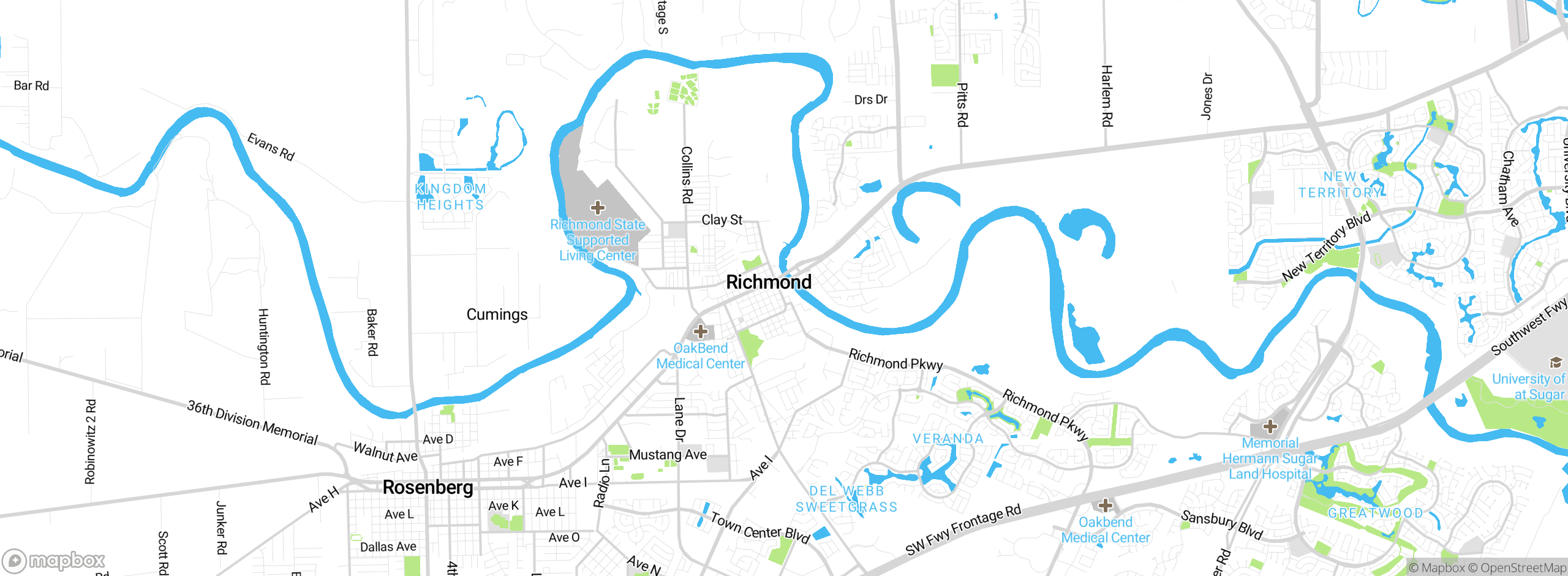 Map showing approximate location