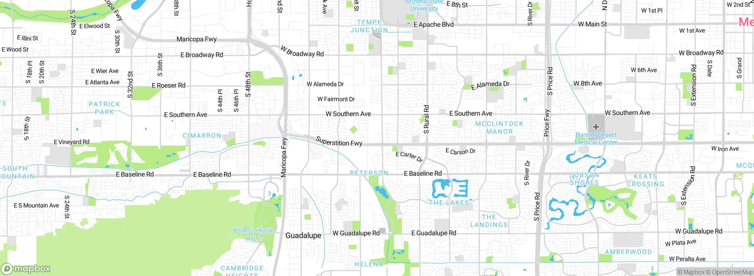 Map showing approximate location