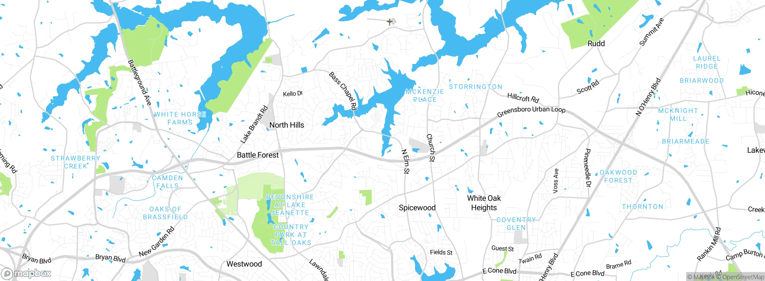 Map showing approximate location