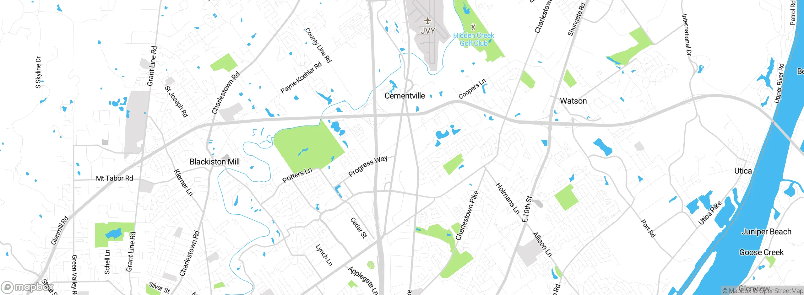 Map showing approximate location