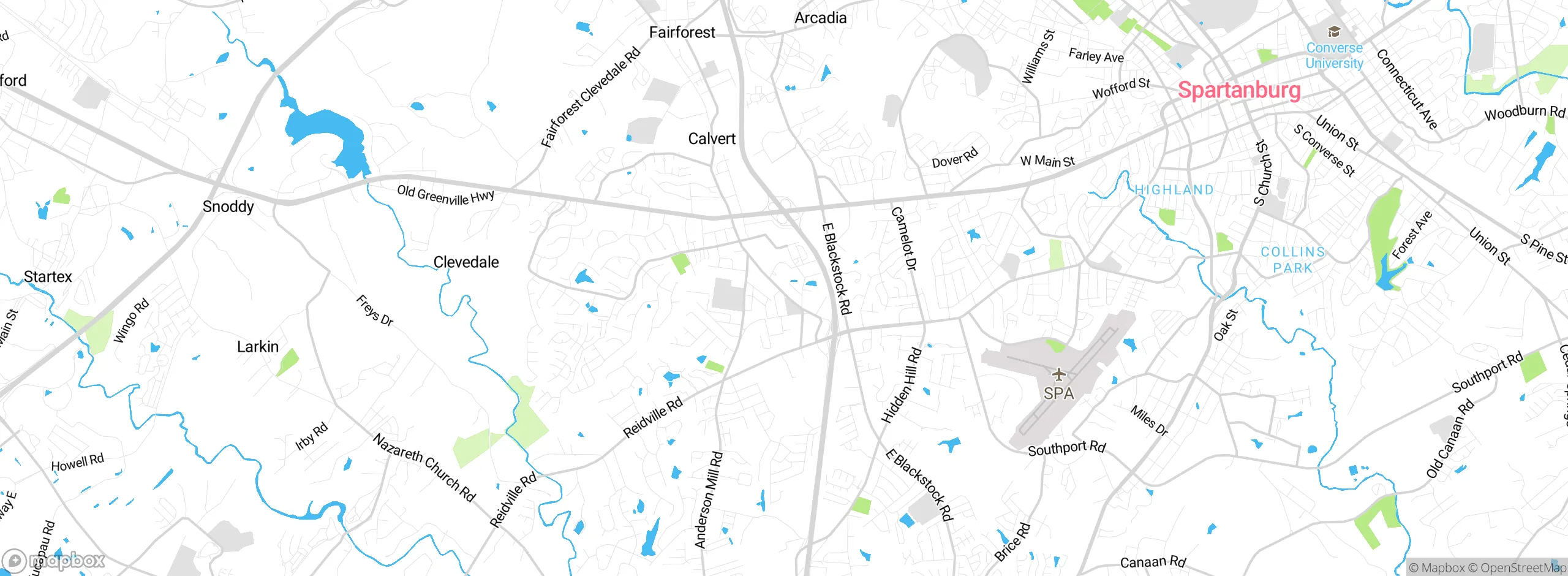 Map showing approximate location