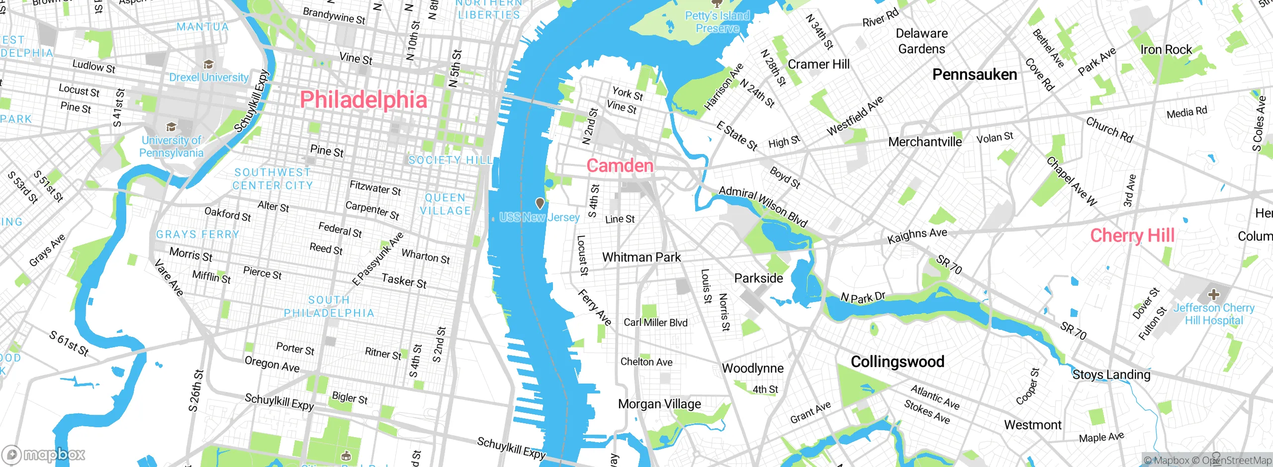 Map showing approximate location