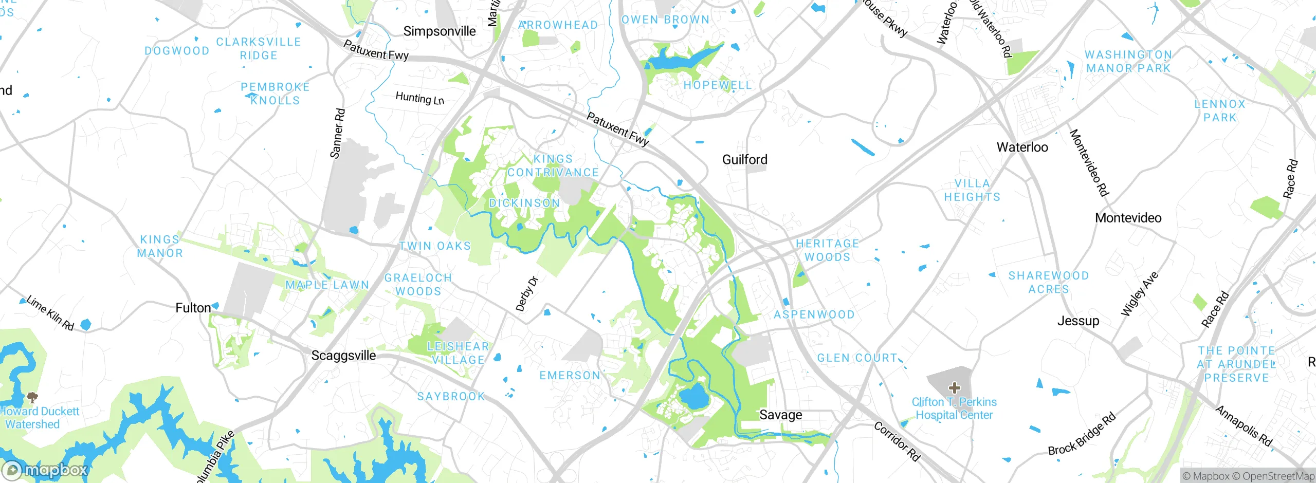 Map showing approximate location