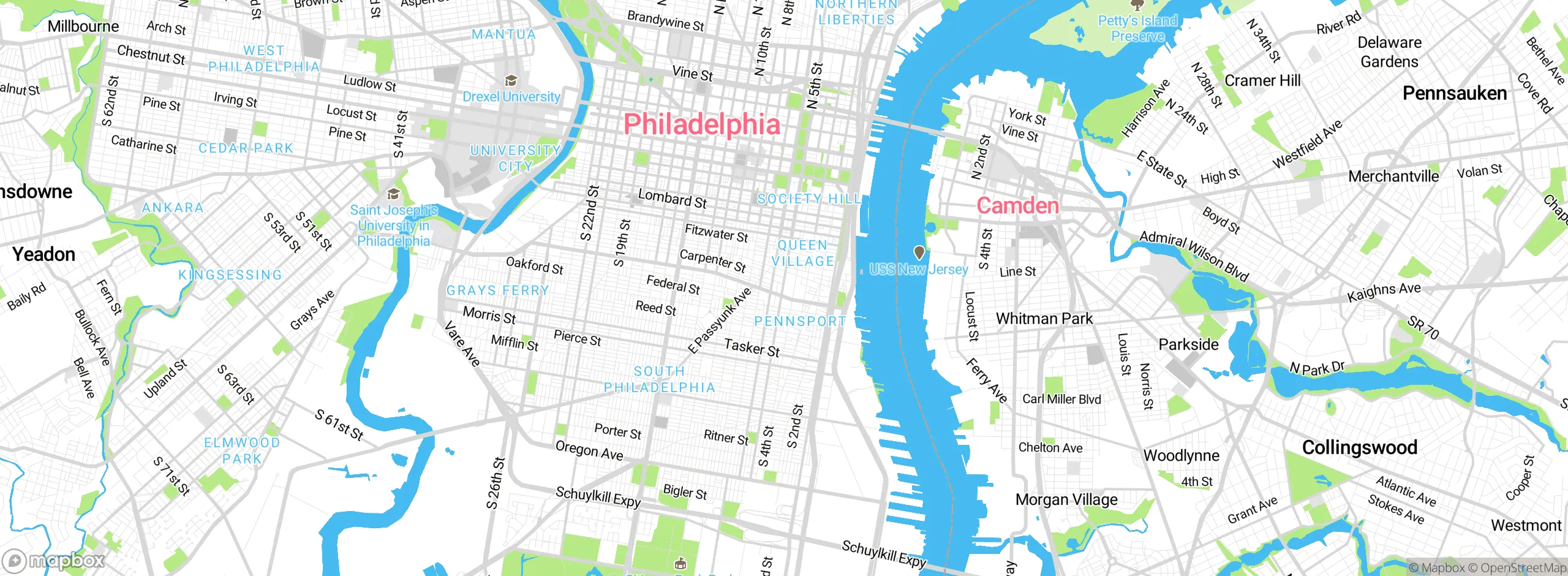 Map showing approximate location