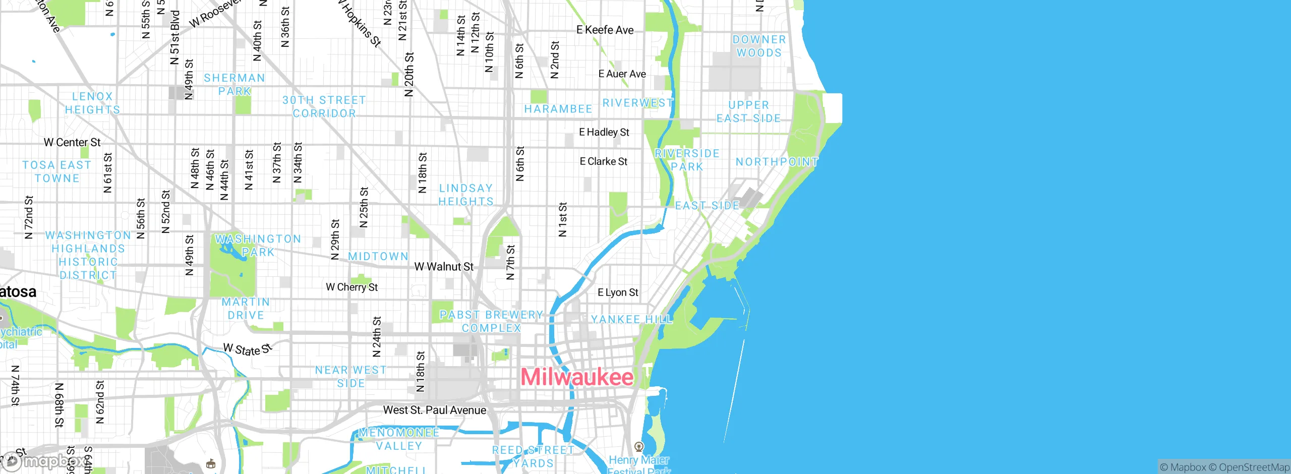 Map showing approximate location