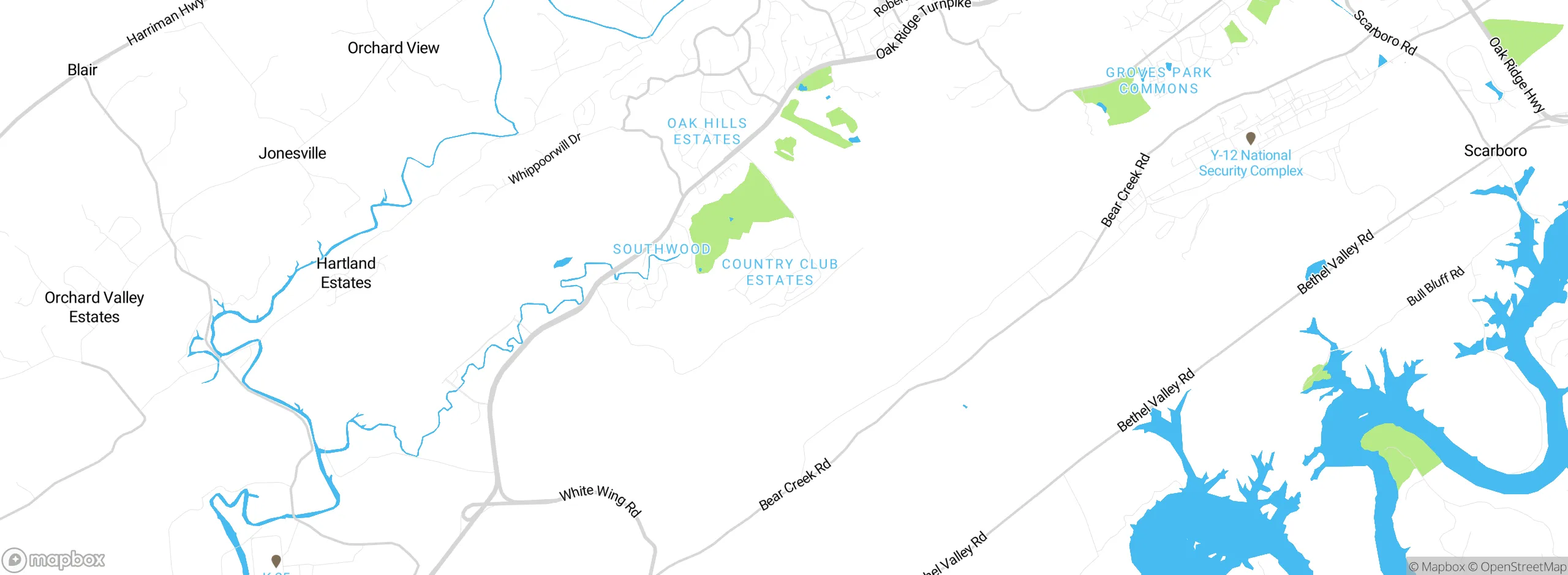 Map showing approximate location