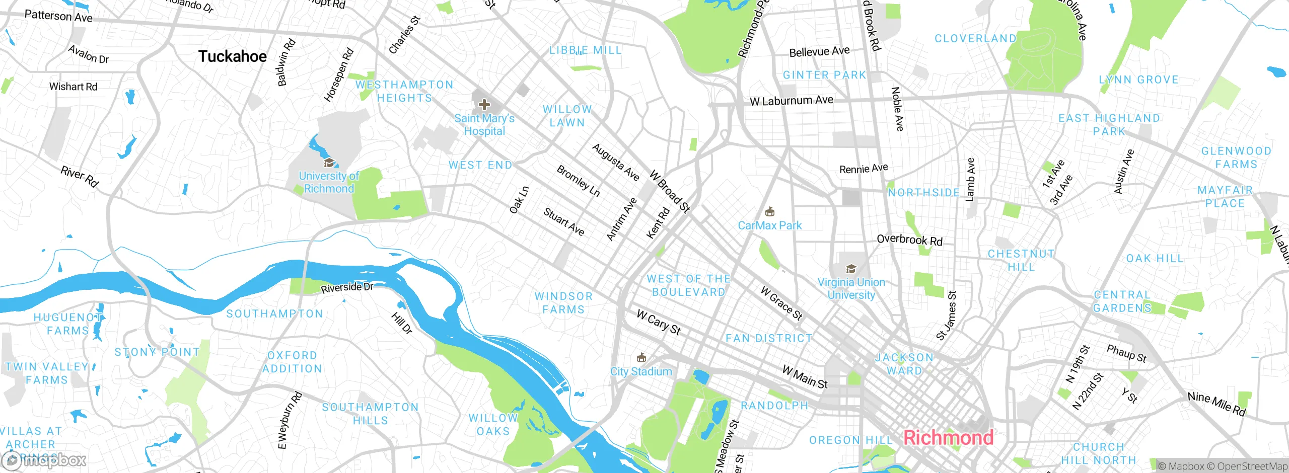 Map showing approximate location