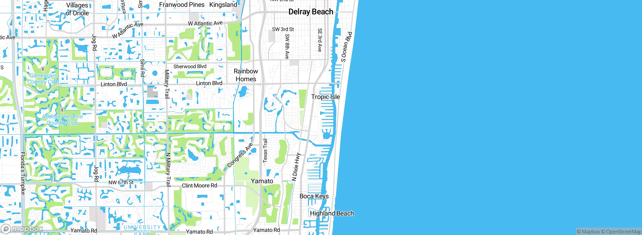 Map showing approximate location