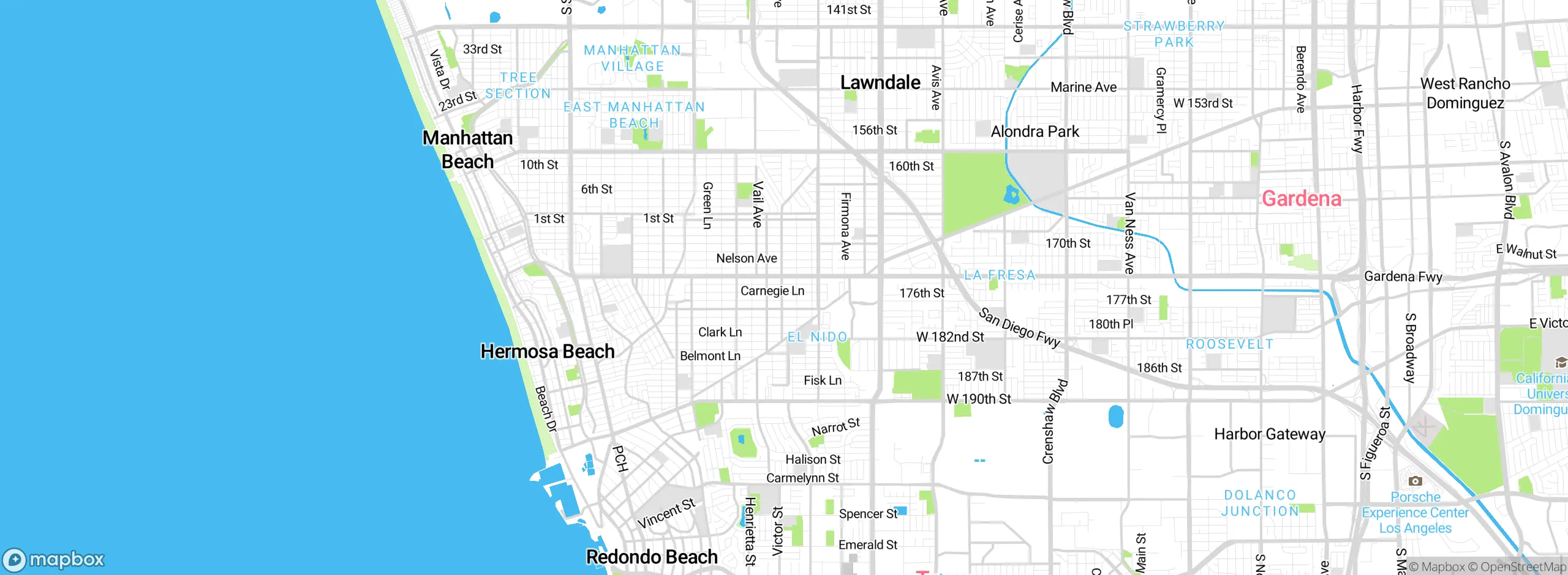 Map showing approximate location