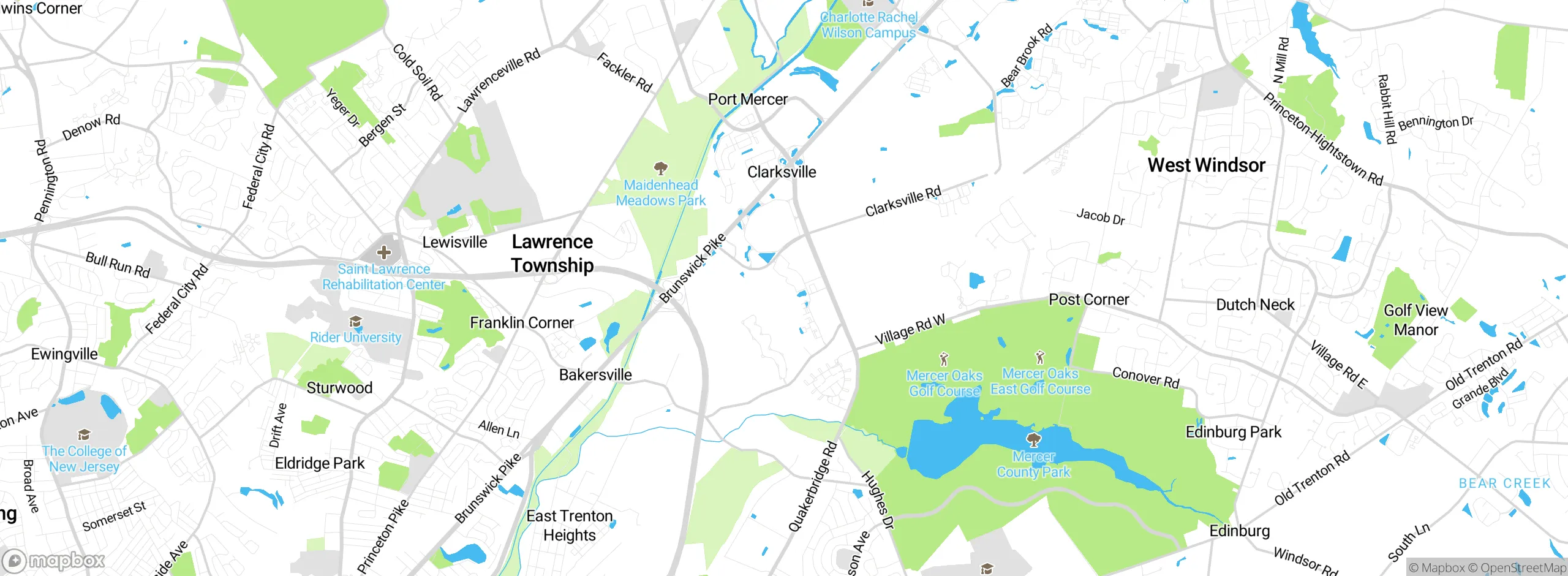 Map showing approximate location