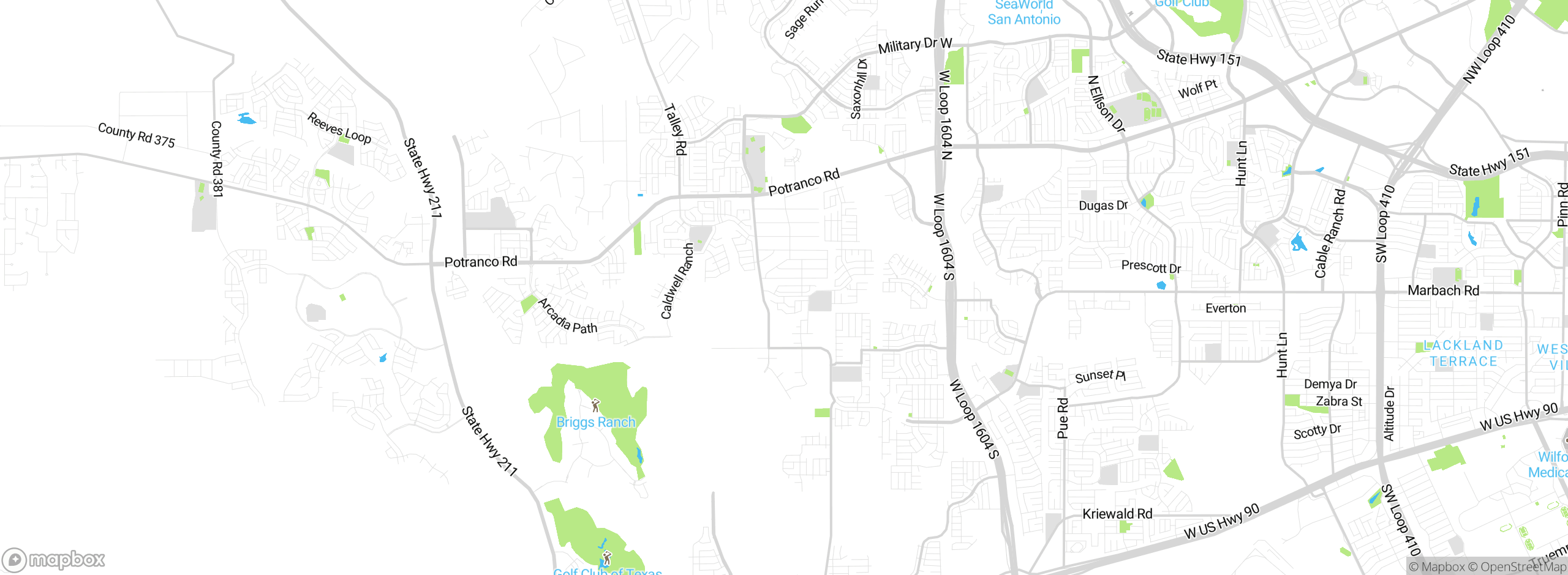 Map showing approximate location