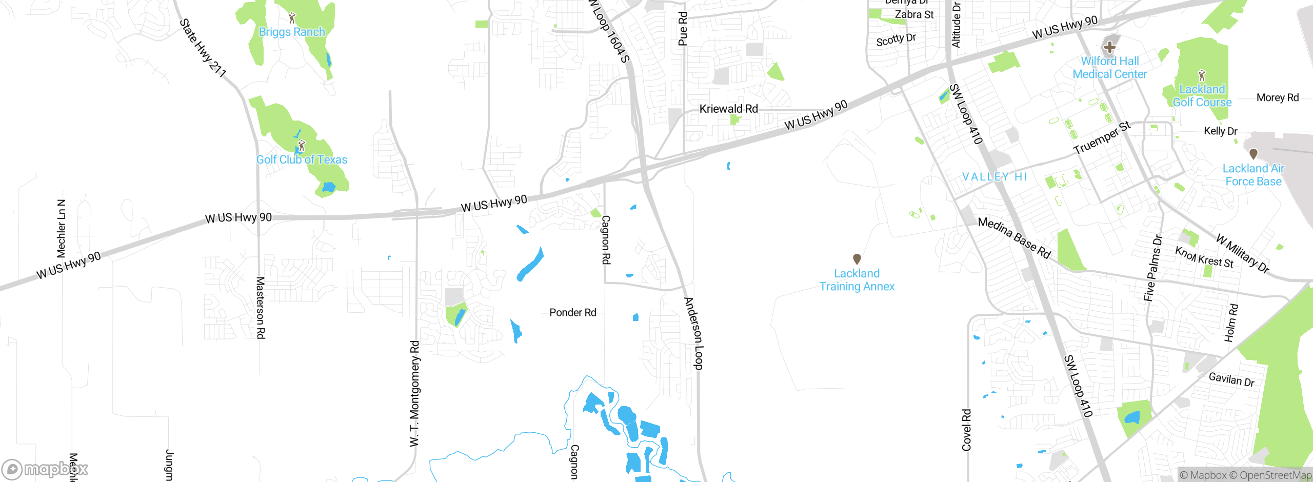 Map showing approximate location