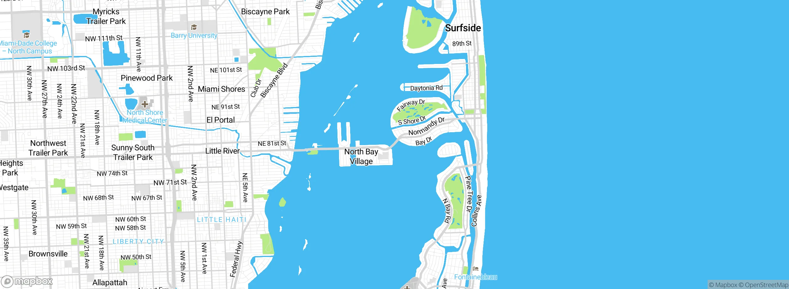 Map showing approximate location