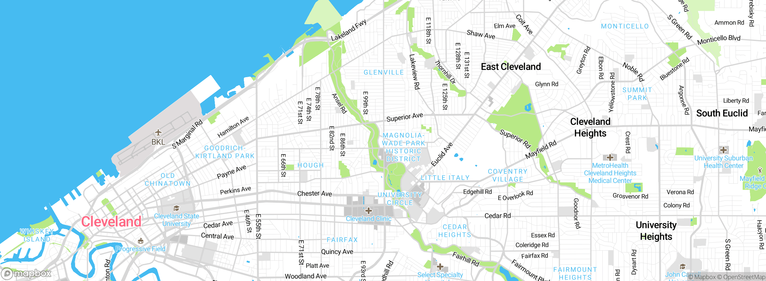 Map showing approximate location