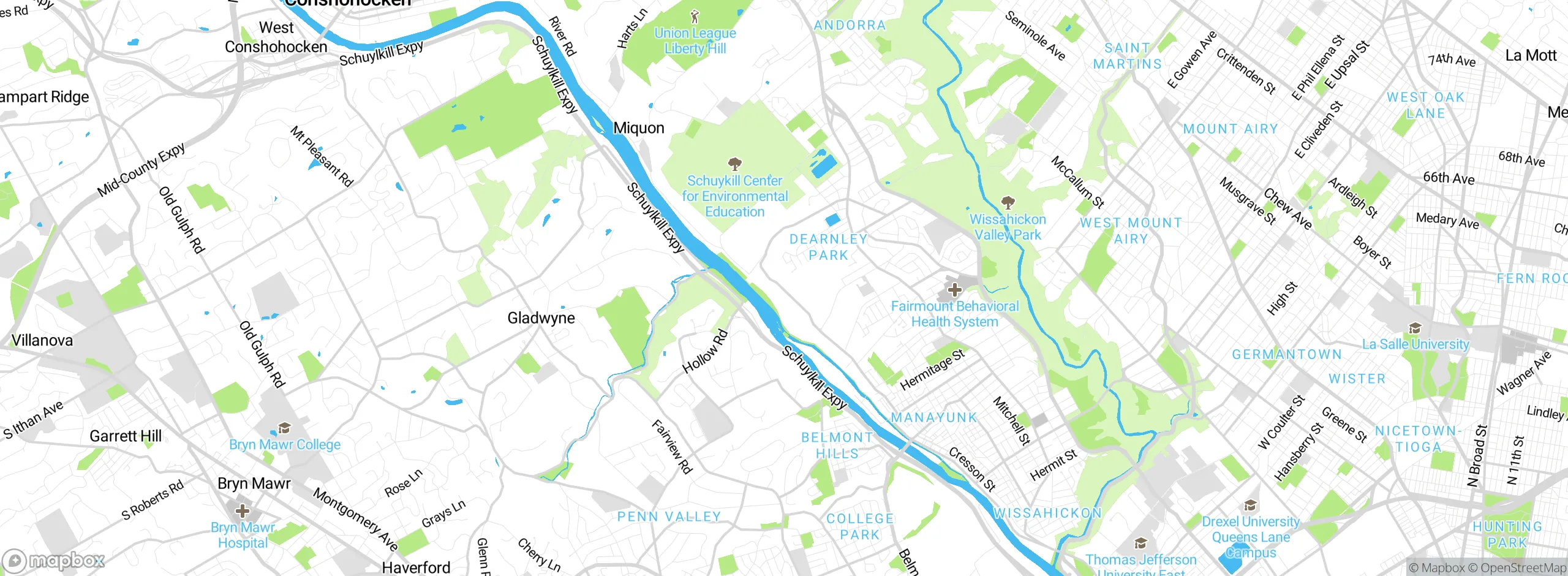 Map showing approximate location