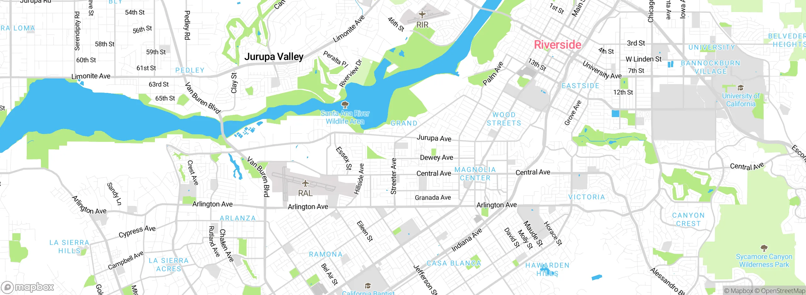 Map showing approximate location