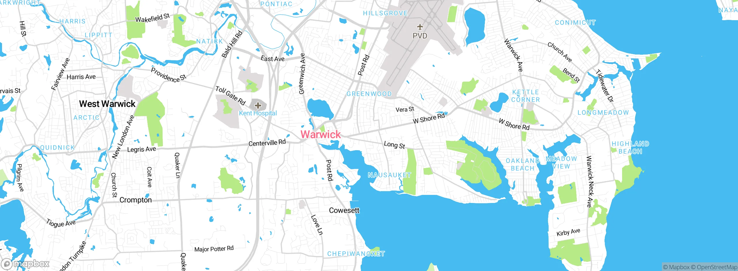 Map showing approximate location