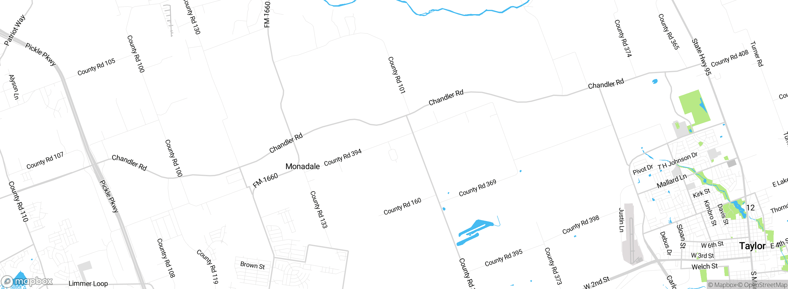 Map showing approximate location