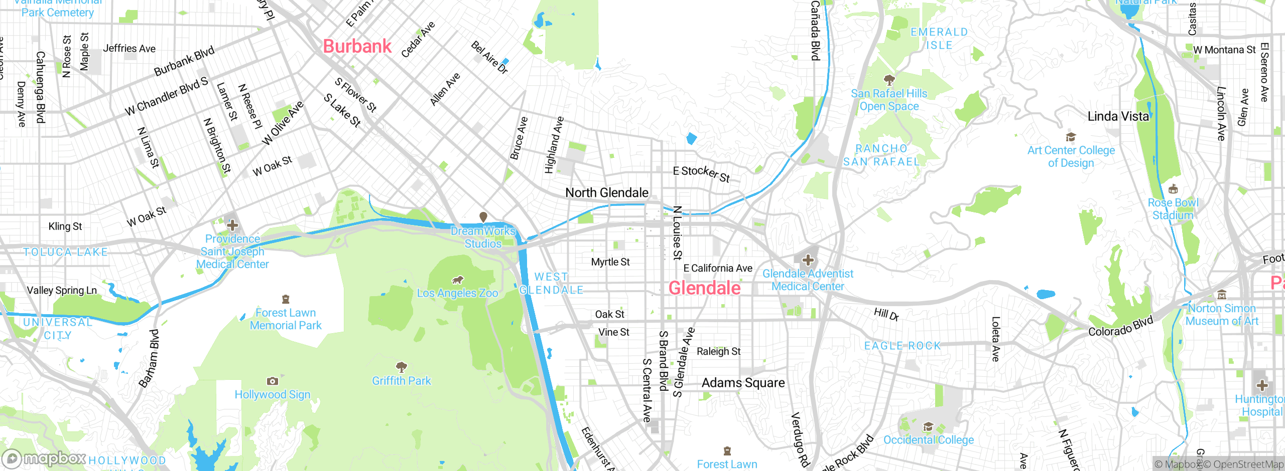 Map showing approximate location