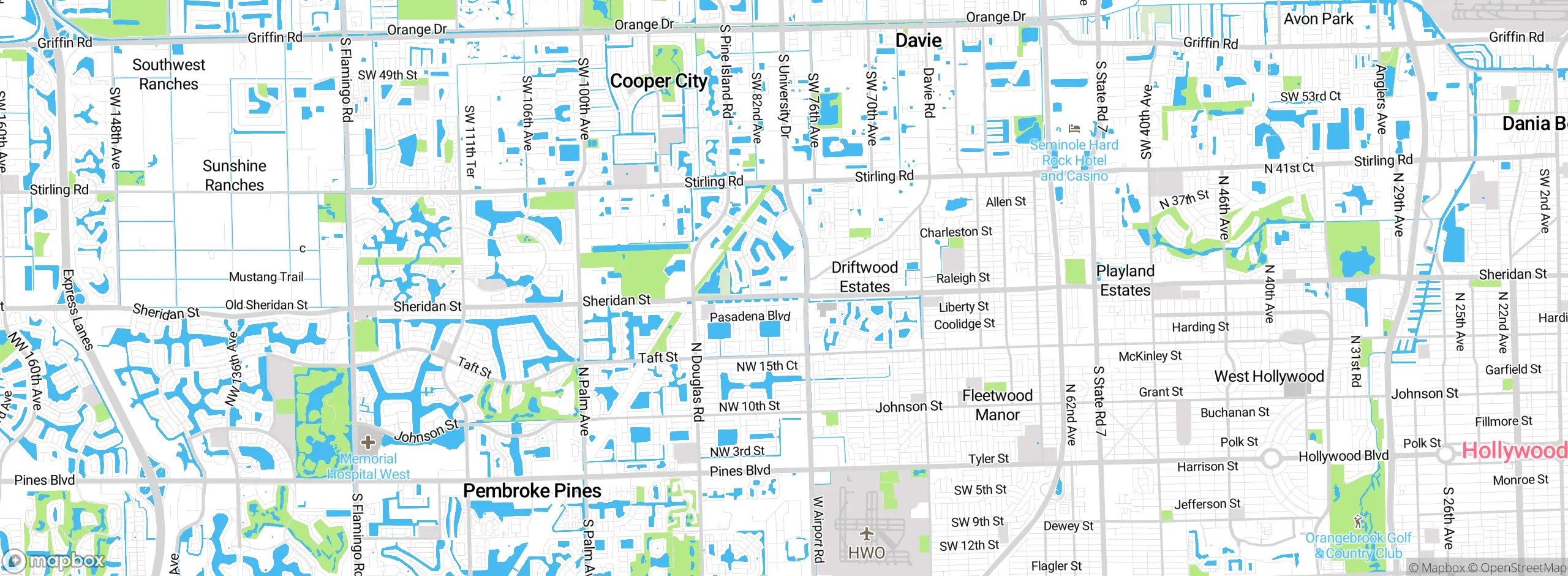 Map showing approximate location