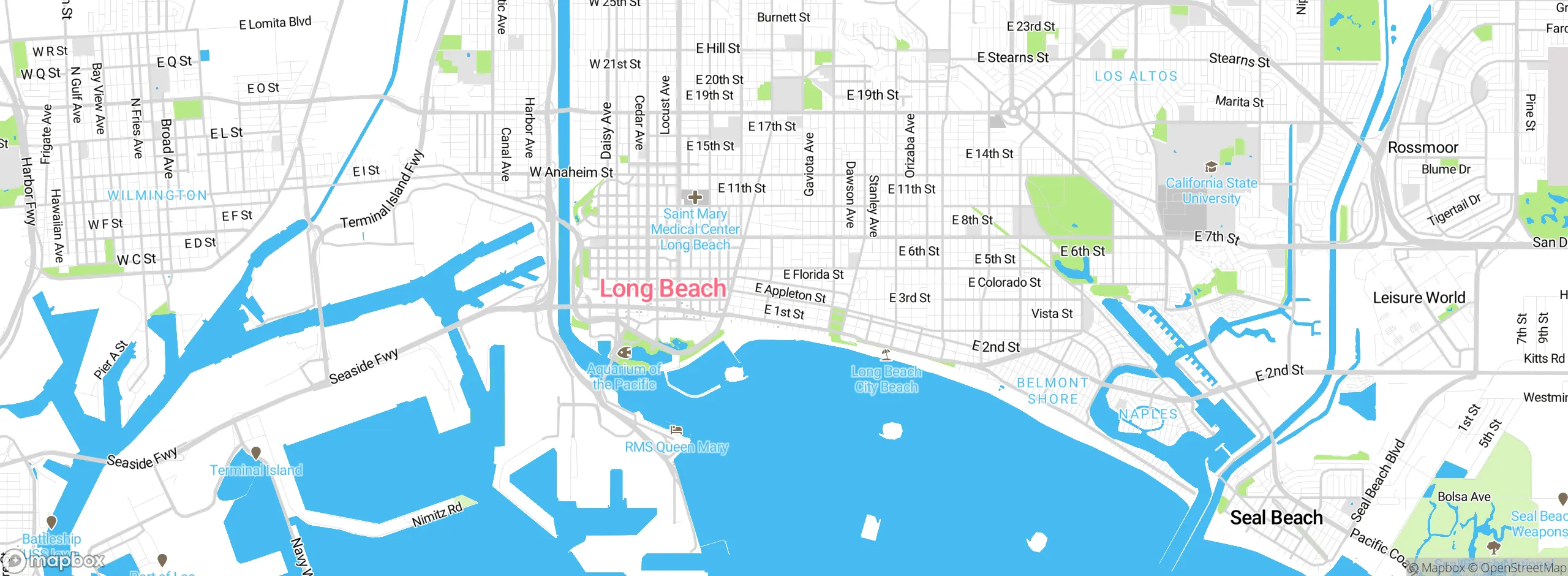 Map showing approximate location