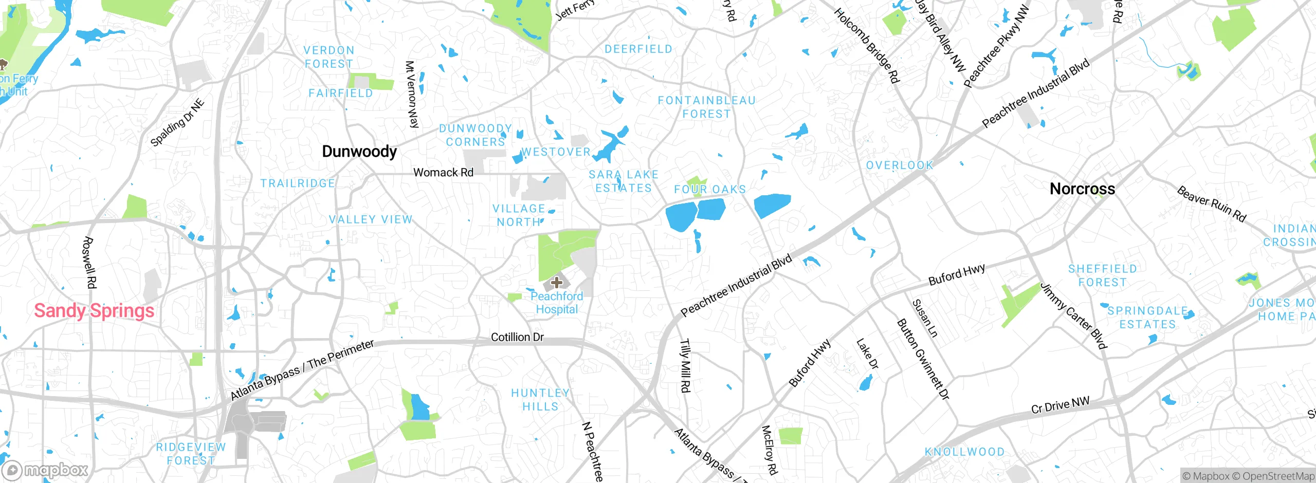 Map showing approximate location