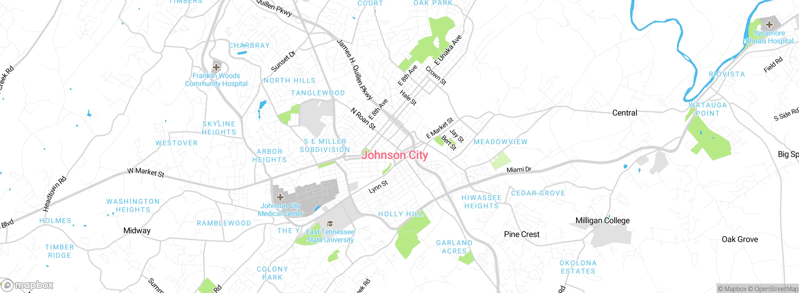 Map showing approximate location