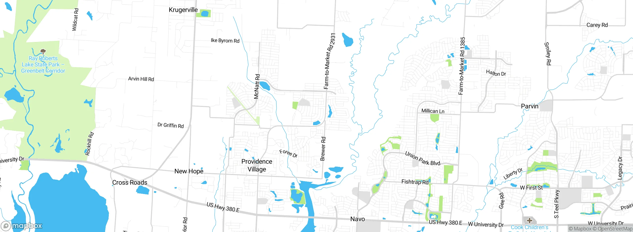 Map showing approximate location