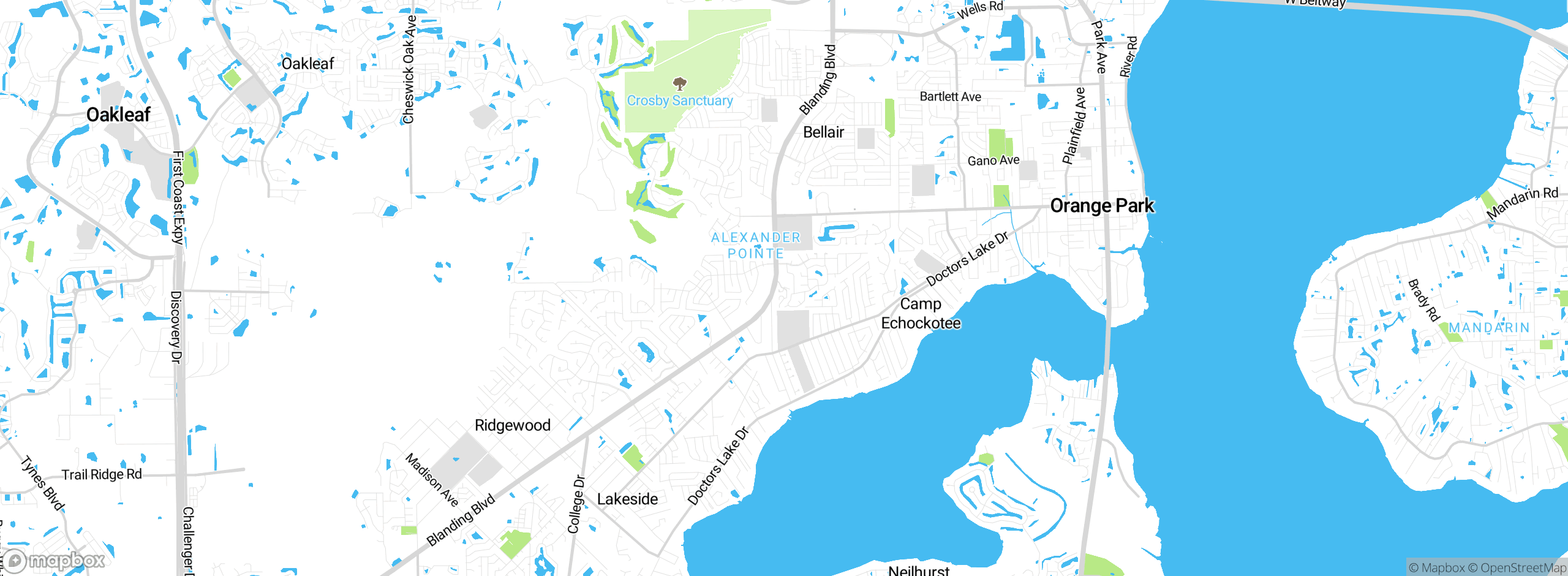 Map showing approximate location
