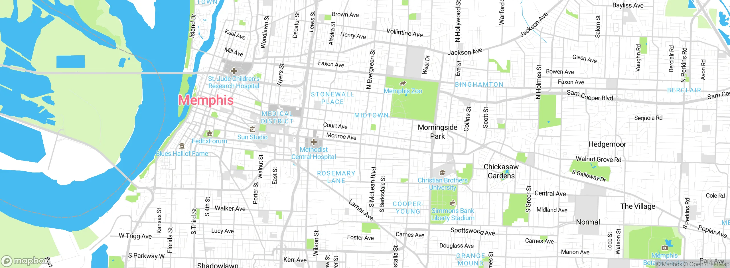 Map showing approximate location