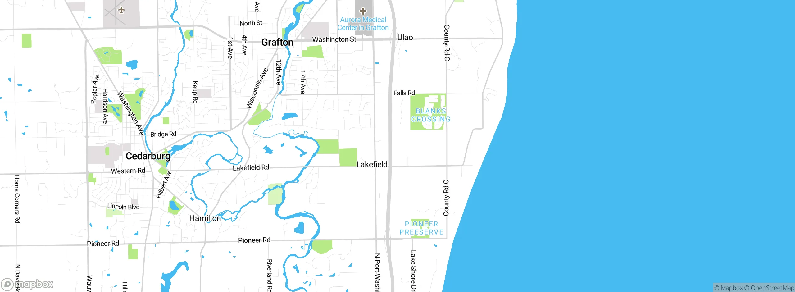 Map showing approximate location