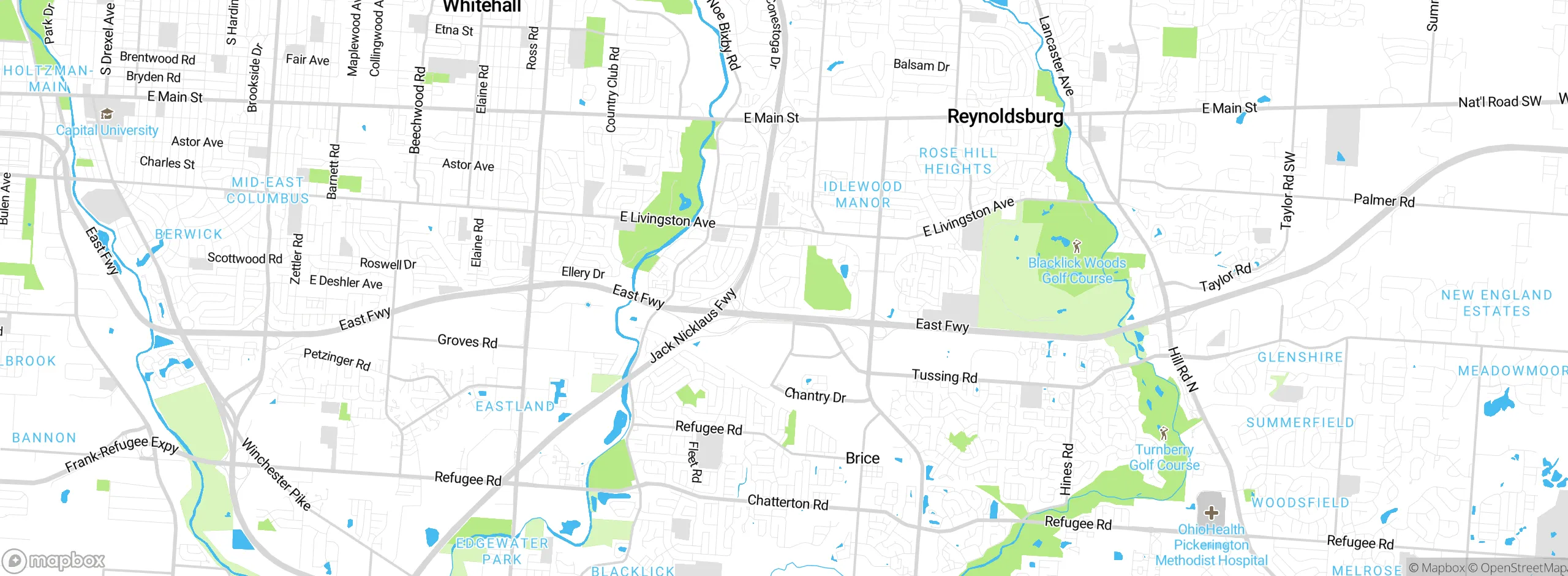 Map showing approximate location