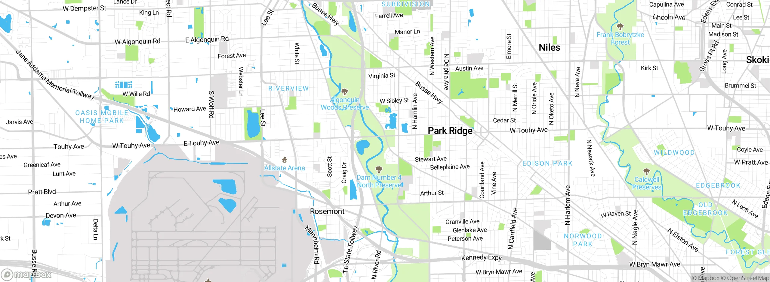 Map showing approximate location