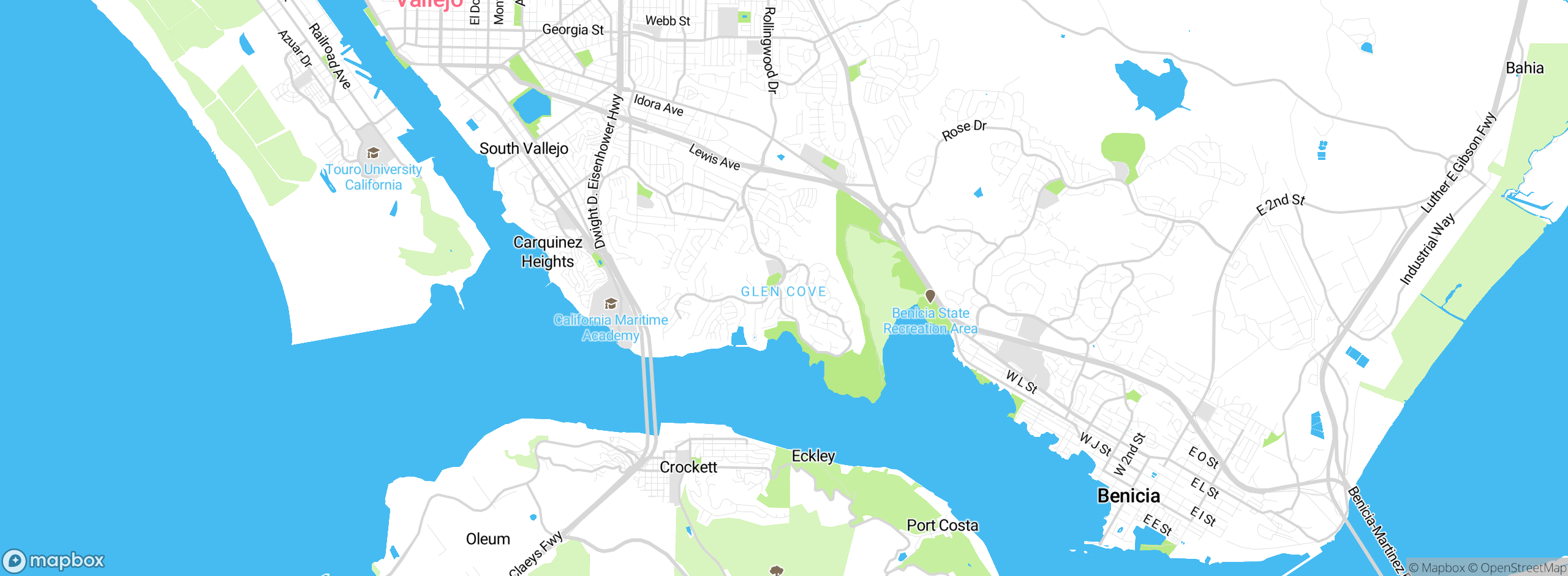 Map showing approximate location