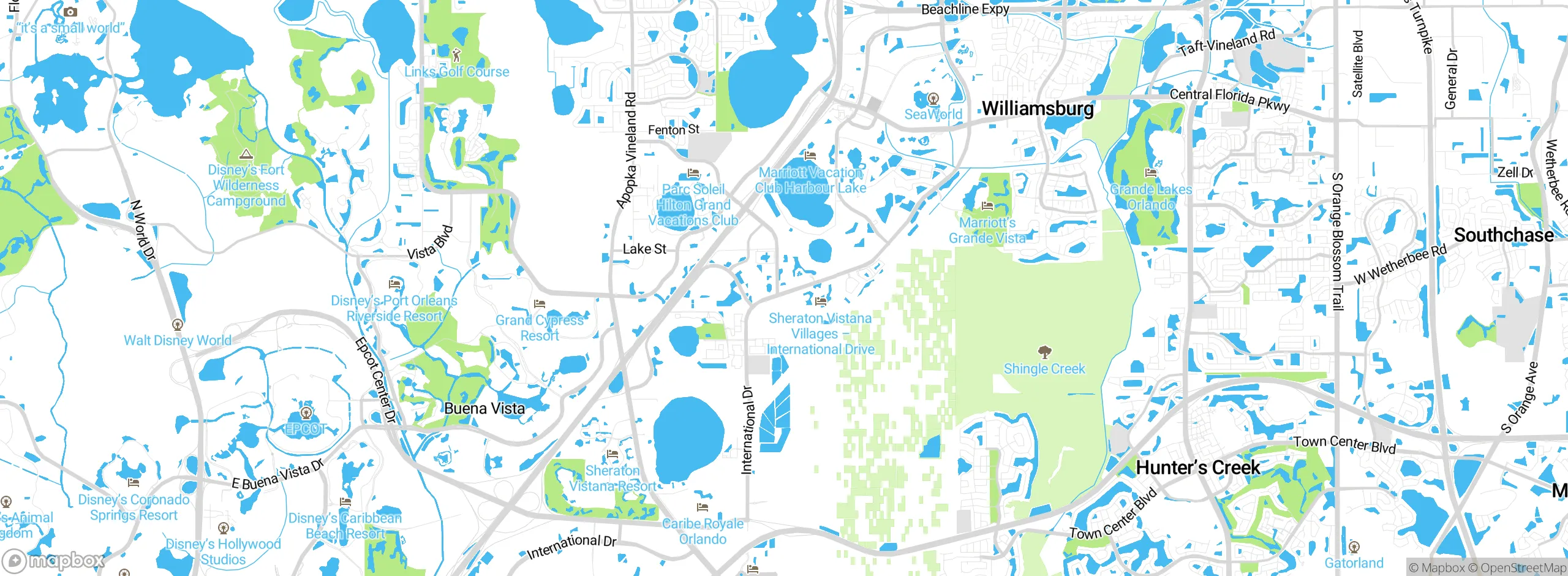 Map showing approximate location
