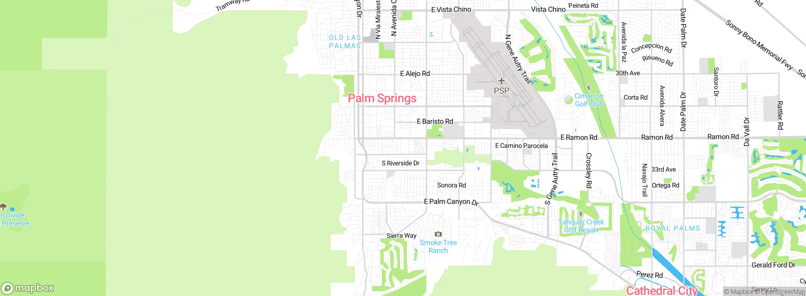 Map showing approximate location