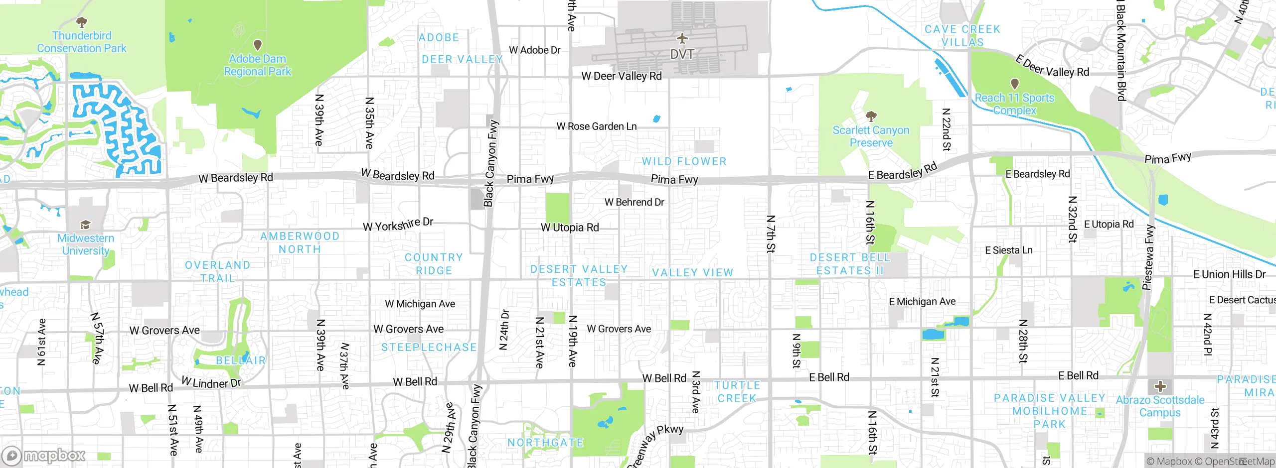 Map showing approximate location