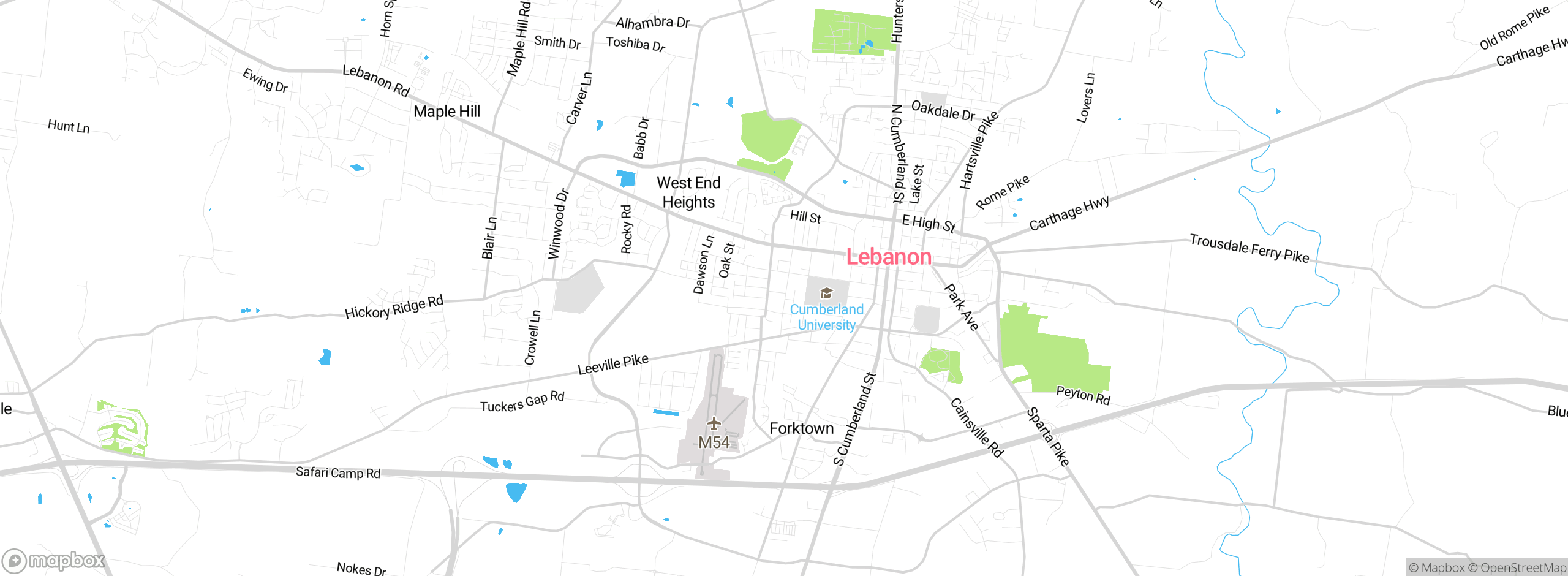 Map showing approximate location