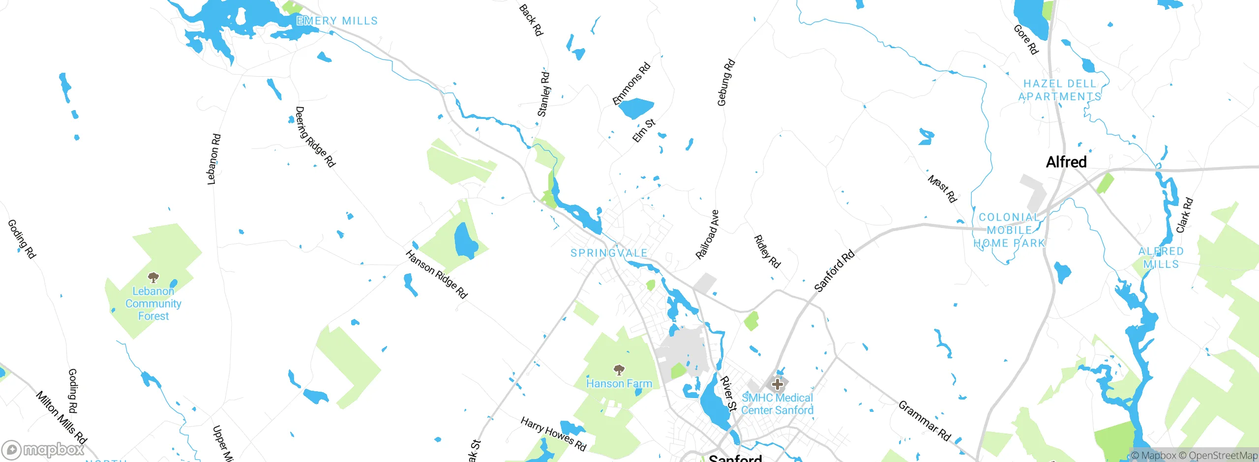 Map showing approximate location