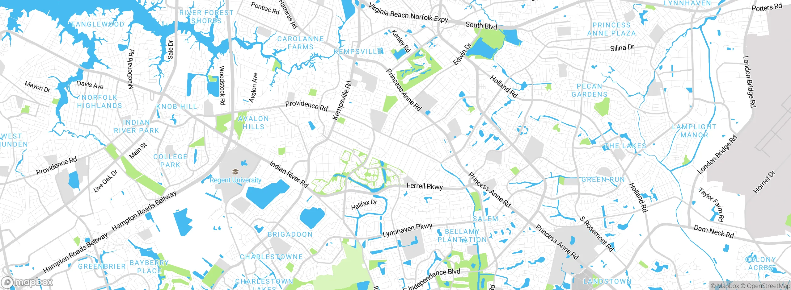 Map showing approximate location