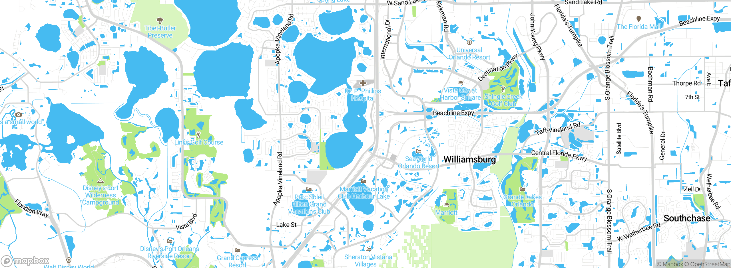 Map showing approximate location