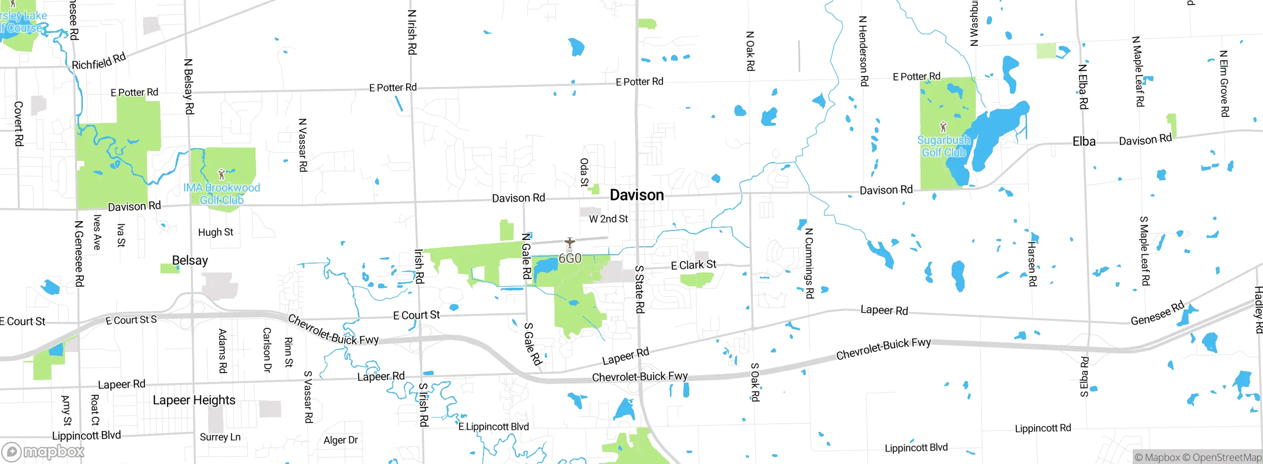 Map showing approximate location